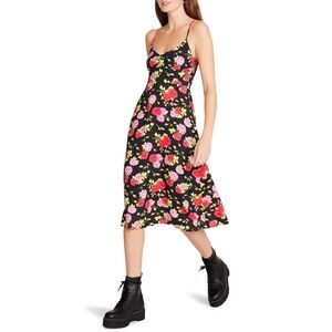 Luv Betsey by Betsey Johnson Women's Cupped Midi Dress Large